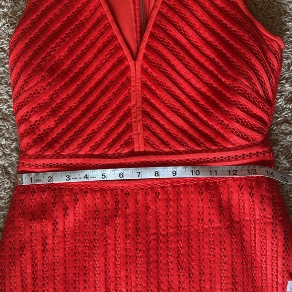Elegant J. Crew Preppy lace Red Sleeveless Dress - Picture 10 of 10